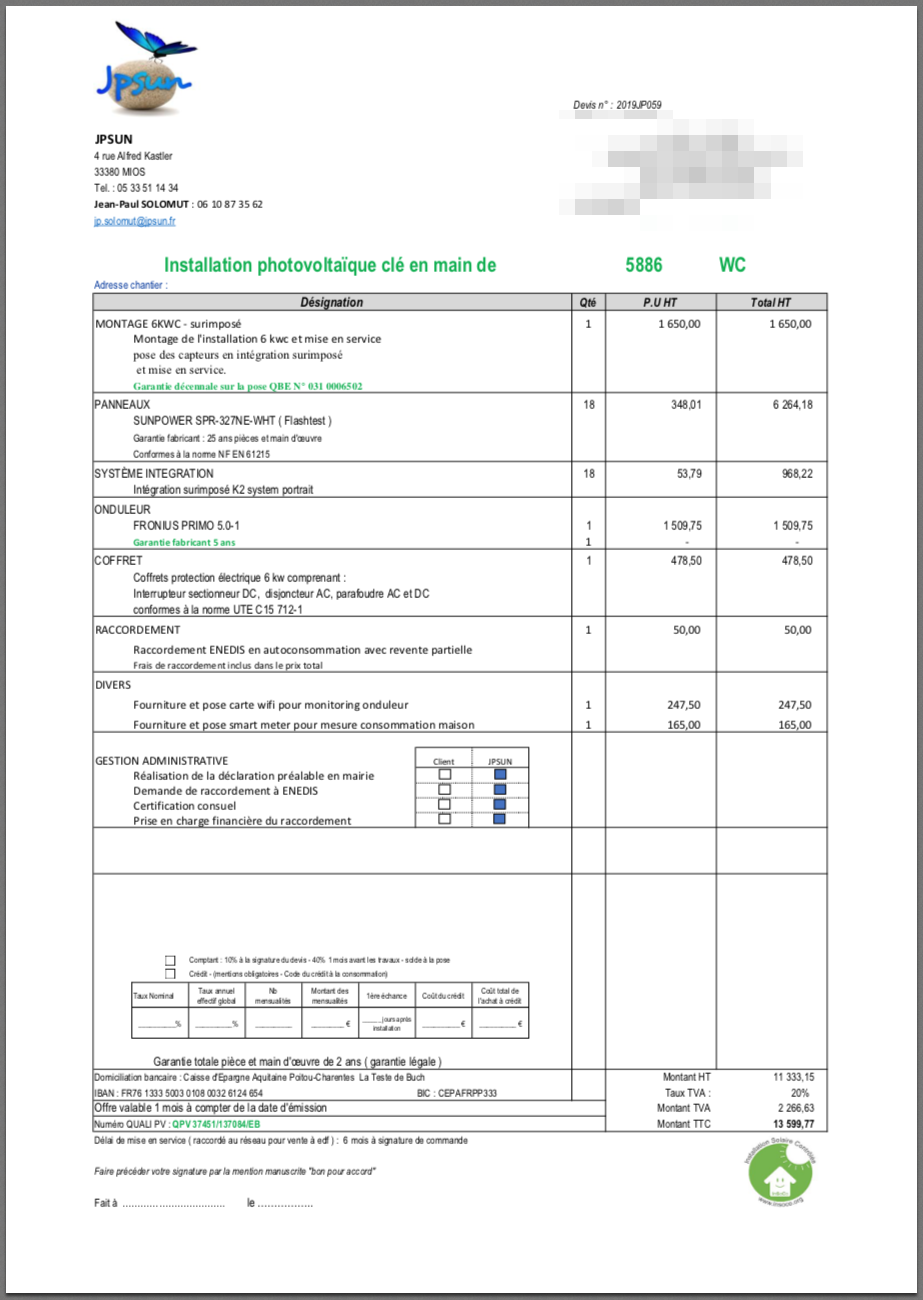 obtenez un devis personnalisé pour l'installation de panneaux photovoltaïques. profitez d'une énergie renouvelable et réduisez votre facture d'électricité tout en contribuant à la protection de l'environnement.