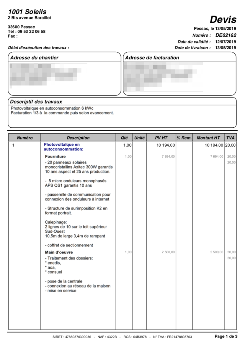 obtenez votre devis photovoltaïque personnalisé en quelques clics. comparez les prix, explorez les options d'installation et commencez à profiter des énergies renouvelables. économisez sur vos factures d'électricité tout en contribuant à la protection de l'environnement.