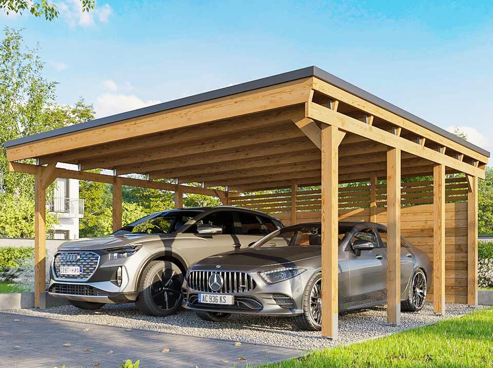 découvrez les dimensions idéales pour un carport voiture adapté à vos besoins. apprenez à choisir l'espace nécessaire pour protéger votre véhicule tout en respectant les normes de construction. que vous ayez une voiture compacte ou un suv, nous vous guidons pour trouver la taille parfaite pour votre carport.