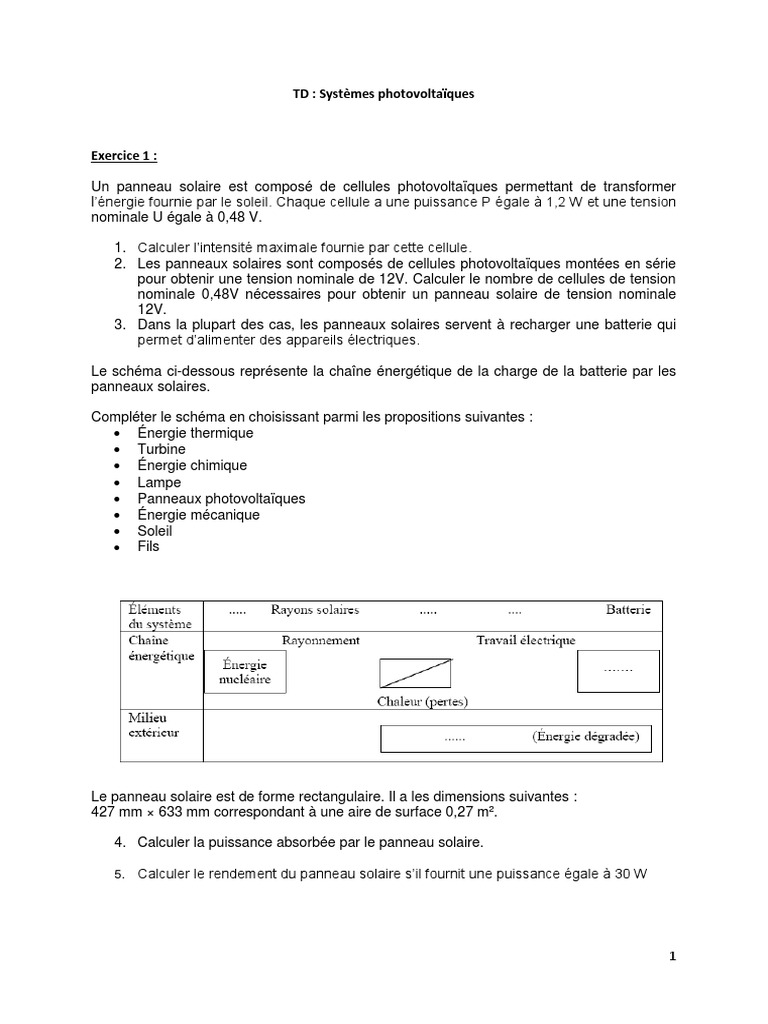 découvrez nos exercices pratiques sur l'installation et la maintenance des panneaux photovoltaïques. apprenez à optimiser l'énergie solaire pour votre maison ou entreprise grâce à des conseils d'experts et des tutoriels détaillés.
