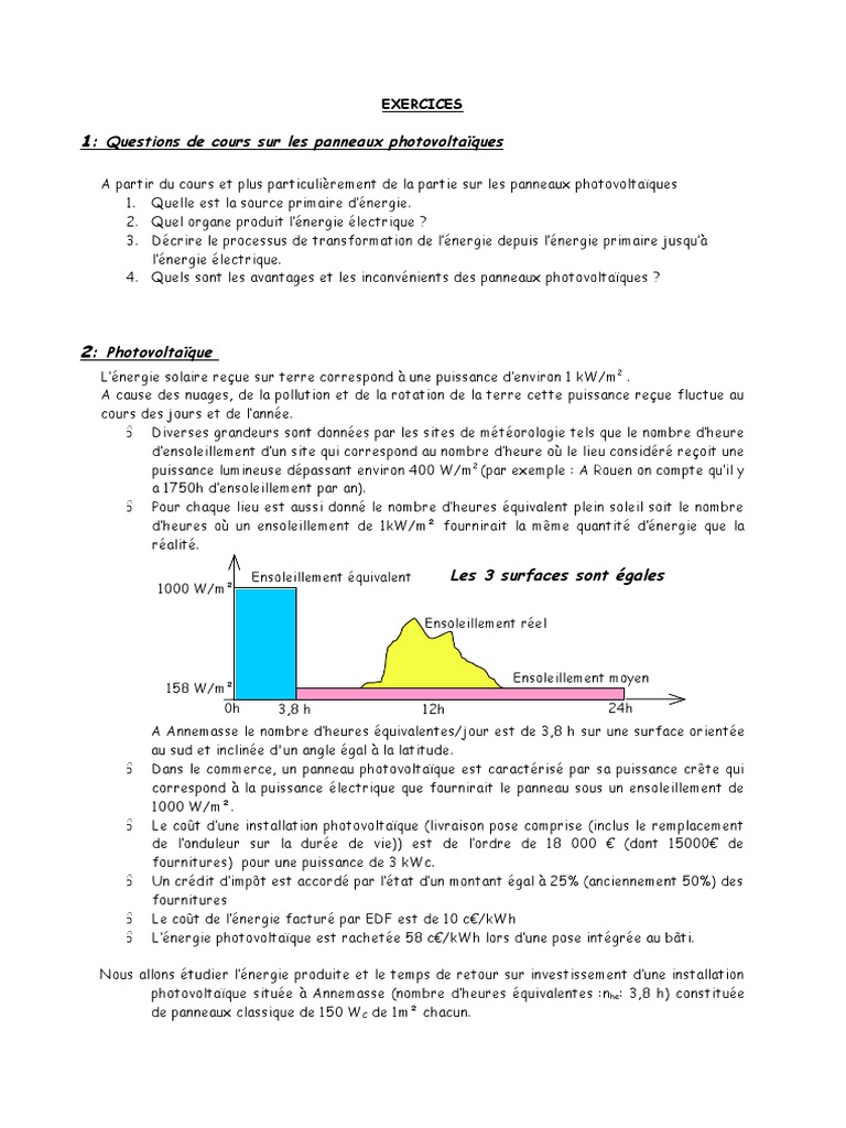 découvrez notre guide complet sur l'exercice photovoltaïque, une méthode innovante pour maximiser l'efficacité de vos installations solaires. apprenez les techniques, les astuces et les bénéfices de l'énergie renouvelable grâce à nos conseils d'experts.