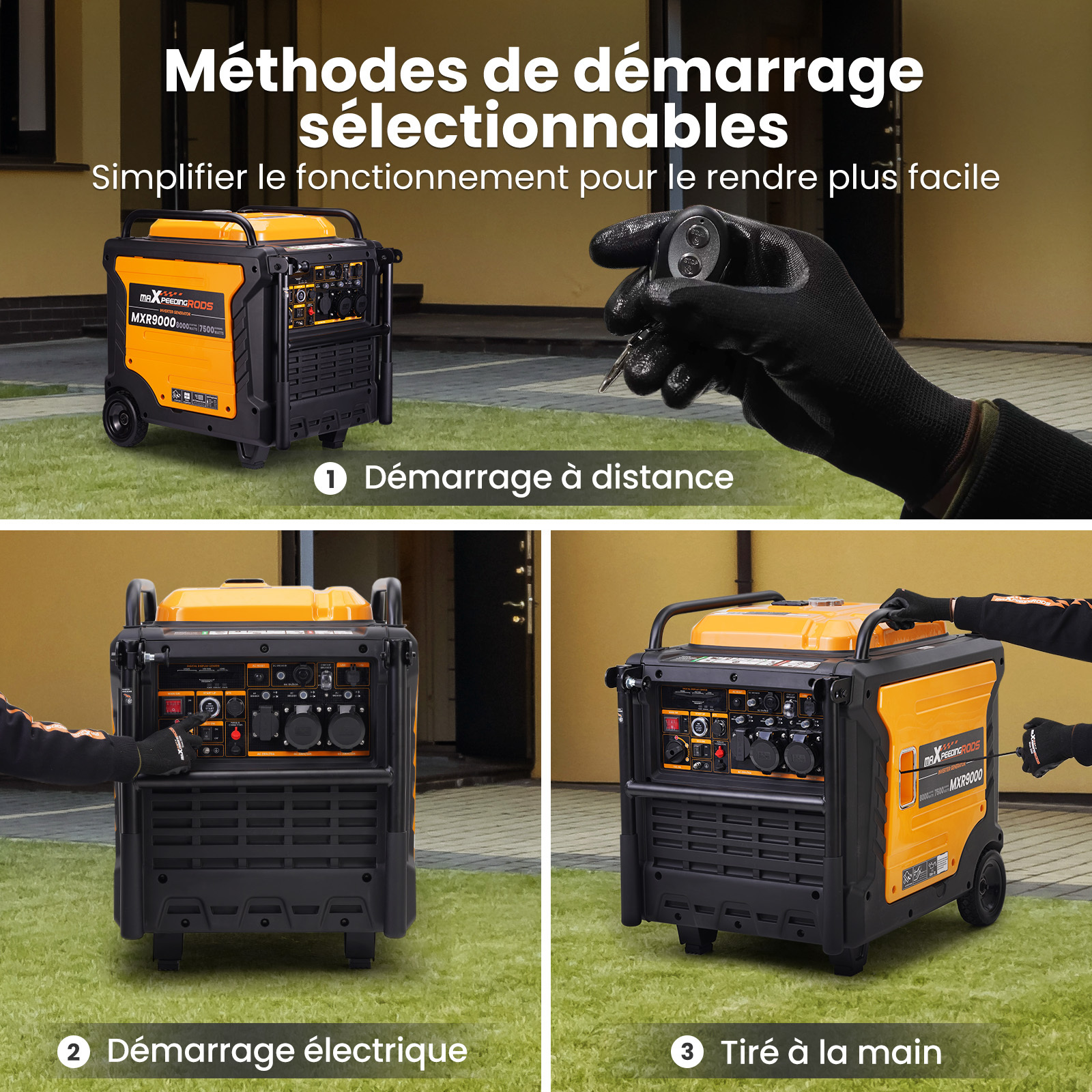 découvrez notre générateur électrique, votre solution idéale pour un approvisionnement en énergie fiable et performant. idéal pour les activités de plein air, les chantiers de construction ou comme source d'énergie de secours, notre générateur vous garantit puissance et efficacité dans toutes vos situations.