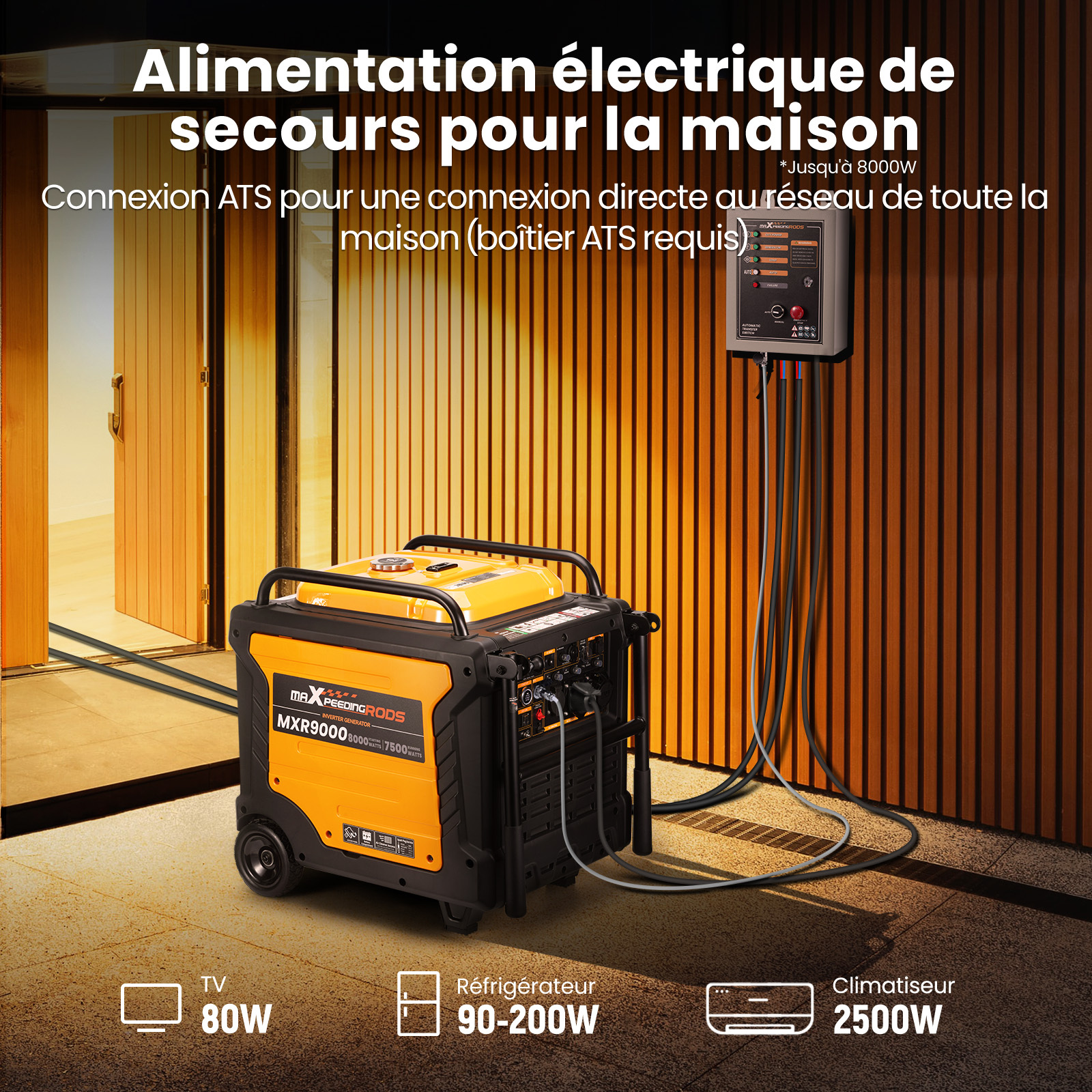 découvrez notre sélection de groupes électrogènes pour maison, conçus pour assurer une alimentation électrique fiable et efficace en toutes circonstances. profitez de la tranquillité d'esprit en sachant que votre foyer reste alimenté en cas de coupure de courant.