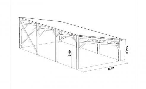 découvrez notre hangar en bois monopente, alliant esthétisme et fonctionnalité. idéal pour un stockage optimal, il s'intègre harmonieusement dans votre espace extérieur tout en offrant une excellent durabilité. parfait pour protéger vos biens des intempéries !