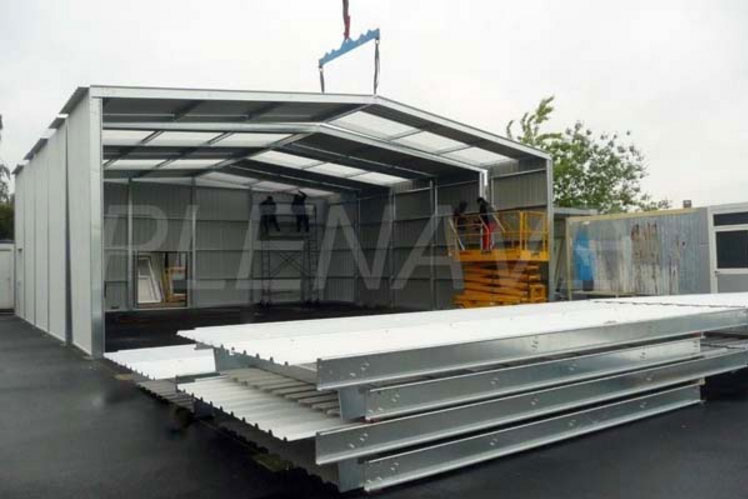 découvrez notre hangar kit de 100m2, idéal pour vos projets de stockage, d'ateliers ou d'activités agricoles. facile à assembler et robuste, ce hangar offre un espace généreux pour répondre à tous vos besoins. optez pour une solution pratique et économique.