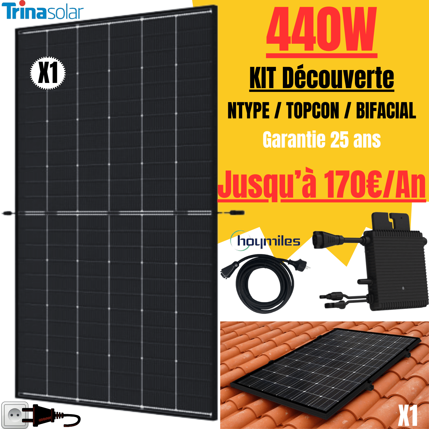 découvrez notre kit panneaux solaires complet, conçu pour optimiser votre production d'énergie renouvelable. facile à installer et durable, il est idéal pour réduire vos factures d'électricité tout en préservant l'environnement. transformez votre habitation avec notre solution solaire efficace et économique.