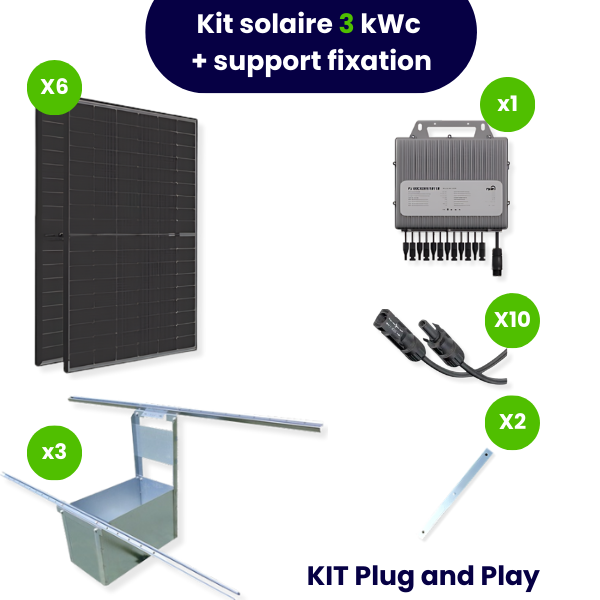 découvrez notre kit panneaux solaires complet, idéal pour passer à l'énergie verte et réduire vos factures d'électricité. facile à installer et adapté à tous les types de toits, ce kit vous permettra de produire votre propre énergie tout en respectant l'environnement.