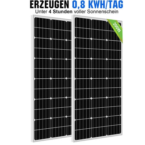 découvrez notre kit solaire 200w, idéal pour alimenter vos appareils en énergie renouvelable. facile à installer et performant, ce kit est parfait pour les campeurs, les vanlifers et ceux qui souhaitent réduire leur empreinte carbone. profitez d'une énergie propre et gratuite où que vous soyez !
