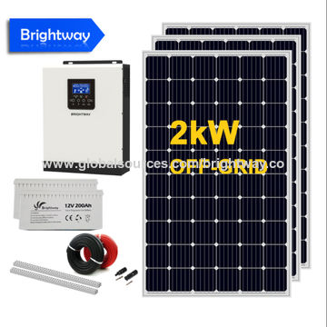 découvrez notre kit solaire 2kw, une solution idéale pour réduire votre facture d'énergie tout en respectant l'environnement. facile à installer et adapté à tous types de foyers, il vous permettra de profiter d'une énergie renouvelable et économique. optez pour l'autonomie énergétique dès aujourd'hui !