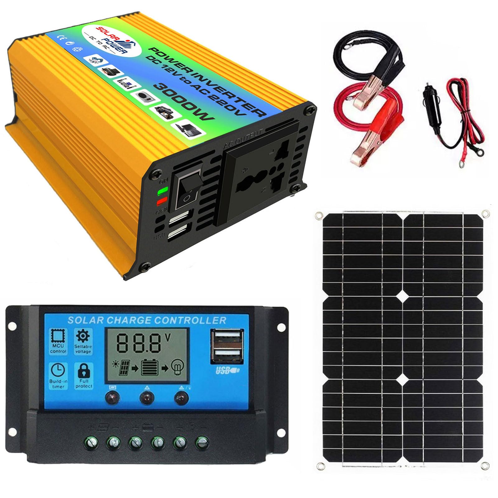 découvrez notre kit solaire 3000w, une solution idéale pour produire votre propre énergie renouvelable. ce système complet vous permet de réduire vos factures d'électricité tout en contribuant à la protection de l'environnement. facile à installer, performant et durable, il est parfait pour les maisons et les petits bâtiments. optez pour une énergie verte aujourd'hui !