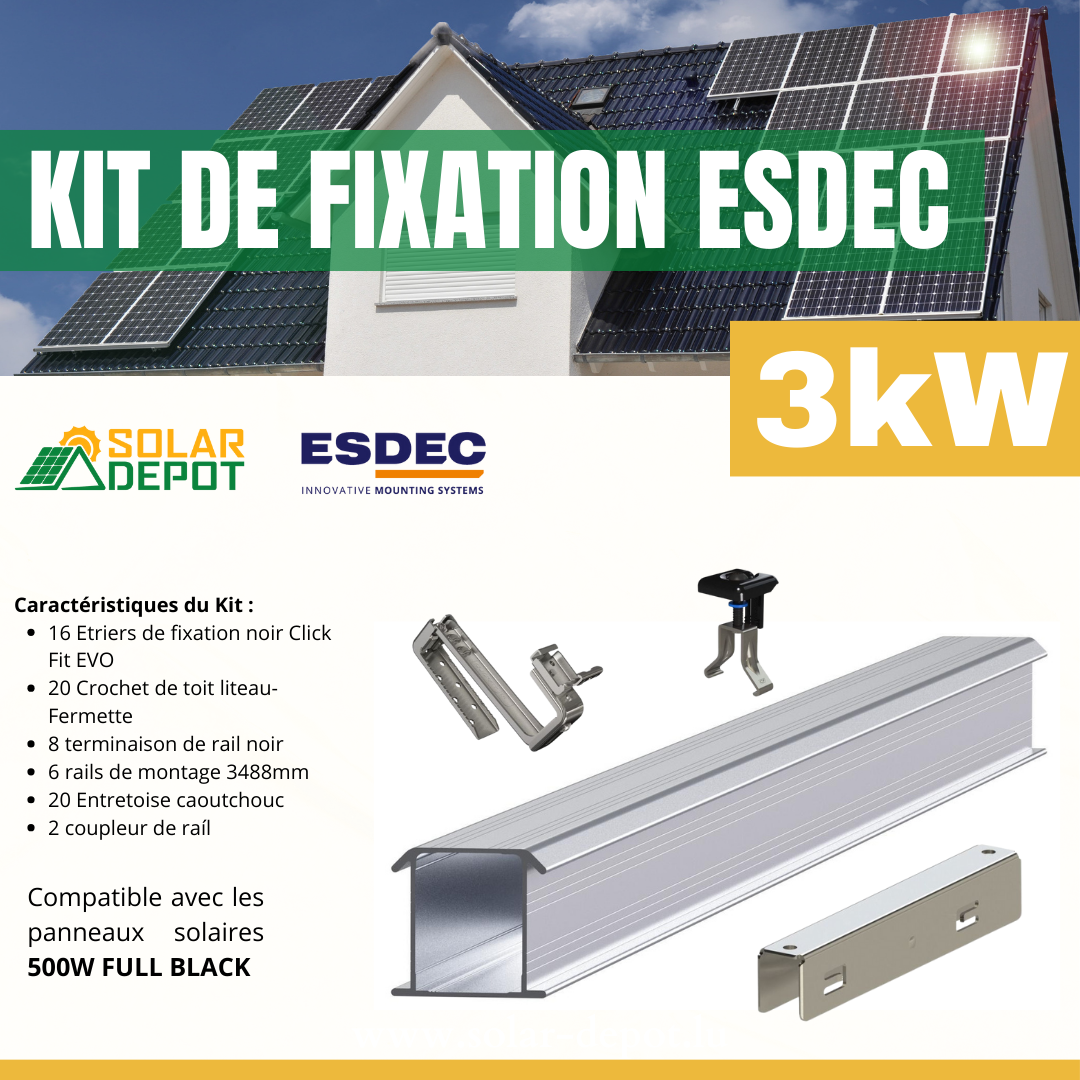 découvrez notre kit solaire 500w, idéal pour alimenter vos appareils en énergie renouvelable. parfait pour les camping, les maisons autonomes ou les projets de bricolage, ce kit vous garantit une puissance fiable et respectueuse de l'environnement. profitez d'une installation facile et d'une performance optimale tout en réduisant votre empreinte carbone.