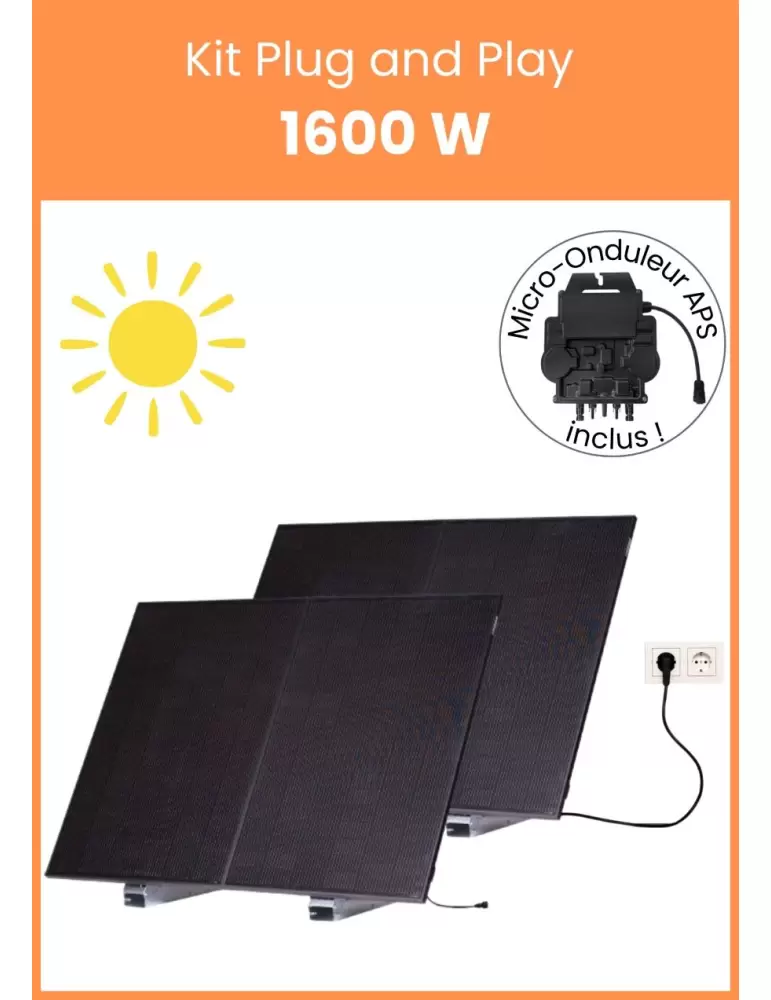 découvrez notre kit solaire plug and play, la solution idéale pour produire votre propre énergie renouvelable facilement et rapidement. simple à installer, ce kit vous permet de réduire votre empreinte carbone tout en bénéficiant d'économies sur vos factures d'électricité. parfait pour les débutants et les amateurs de diy !