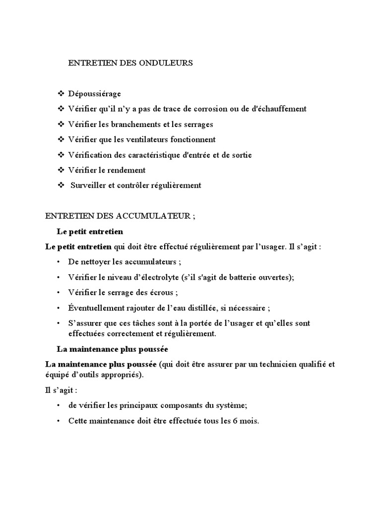 découvrez nos services de maintenance d'onduleurs pour garantir un fonctionnement optimal et une longue durée de vie de vos équipements. profitez d'une expertise professionnelle pour éviter les pannes et assurer la continuité de votre alimentation électrique.