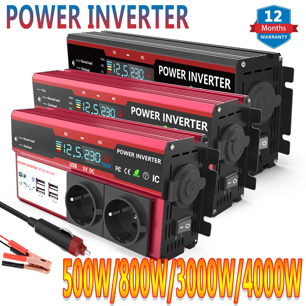 découvrez notre sélection d'onduleurs 12v, idéaux pour alimenter vos appareils électroniques et assurer une autonomie énergétique. performants, fiables et faciles à installer, nos onduleurs sont conçus pour répondre à tous vos besoins en énergie, que ce soit à la maison, dans votre camping-car ou lors de vos aventures en extérieur.