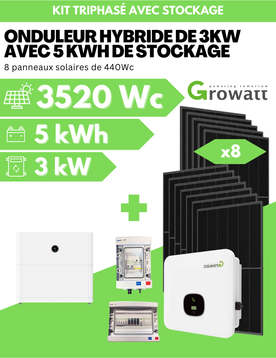 découvrez notre panneau solaire 3kw, une solution énergétique efficace et économique pour réduire votre facture d'électricité. profitez d'une énergie verte et contribuez à la protection de l'environnement tout en augmentant la valeur de votre bien immobilier. idéal pour les foyers soucieux de leur impact écologique.