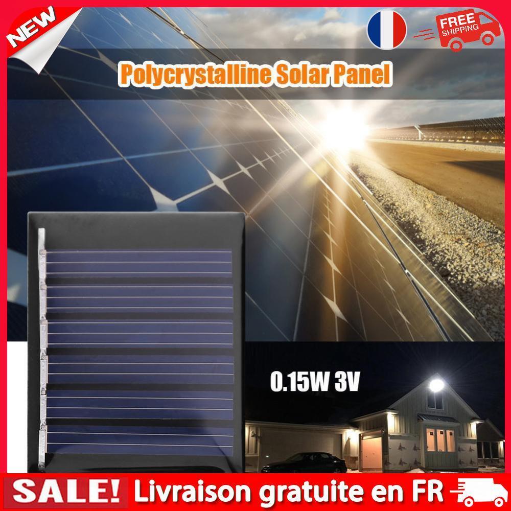 découvrez le panneau solaire 3v, une solution écologique et efficace pour produire votre propre électricité. idéal pour les projets de petite échelle, ce panneau compact garantit des performances optimales pour alimenter vos appareils, tout en contribuant à la préservation de l'environnement.