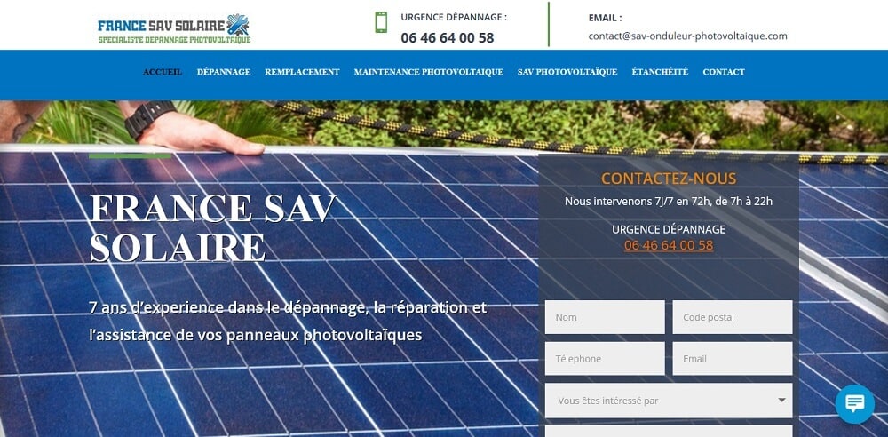 découvrez sav solaire france, votre expert en services après-vente pour les installations solaires. bénéficiez de notre assistance technique, d'un support personnalisé et de solutions adaptées à vos besoins. maximisez la performance de votre système photovoltaïque avec notre équipe qualifiée.