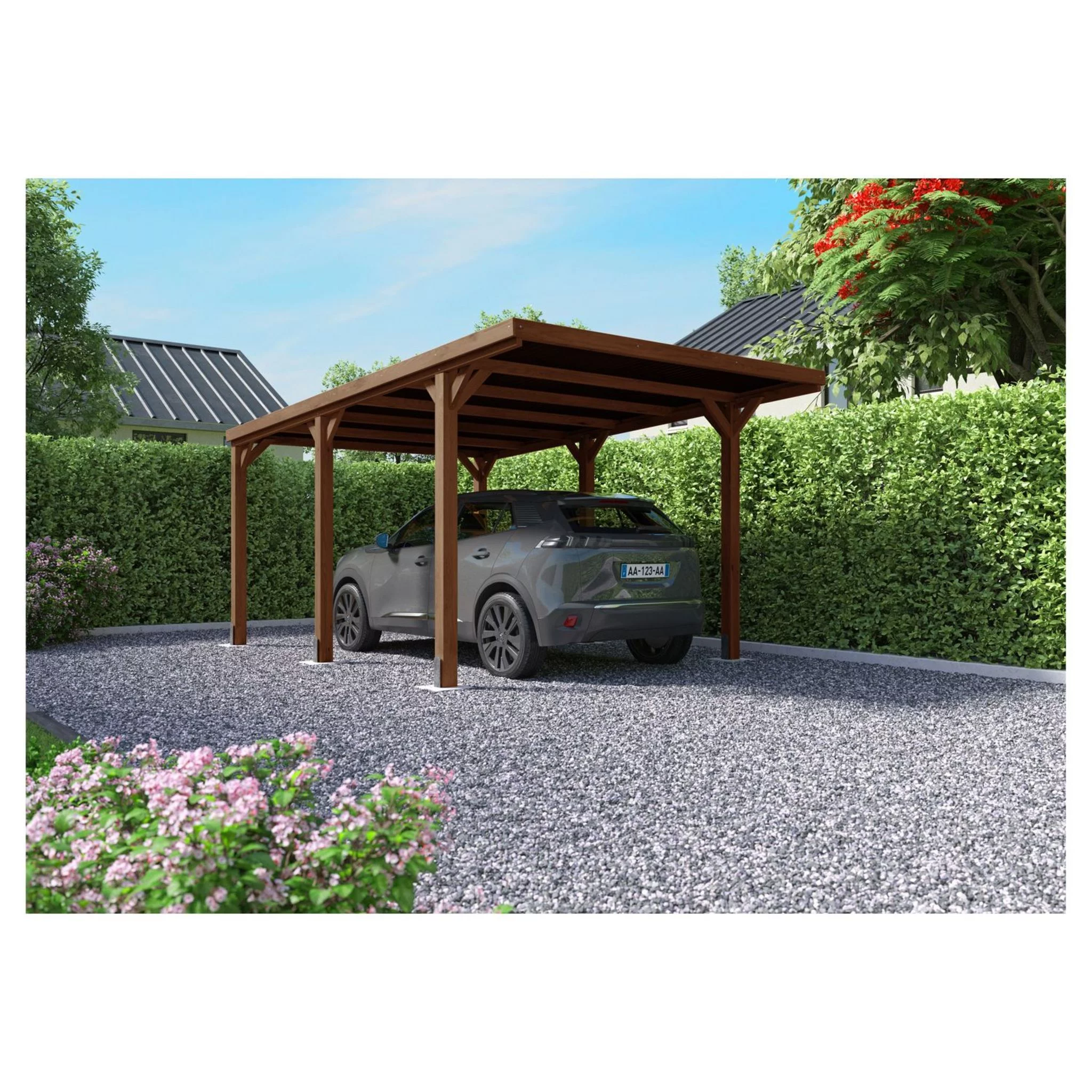 découvrez nos supports de carport, conçus pour offrir robustesse et protection à votre véhicule tout en s'intégrant harmonieusement dans votre jardin. idéaux pour abriter votre voiture des intempéries, ces supports allient esthétisme et fonctionnalité. explorez nos modèles variés pour améliorer votre espace extérieur.