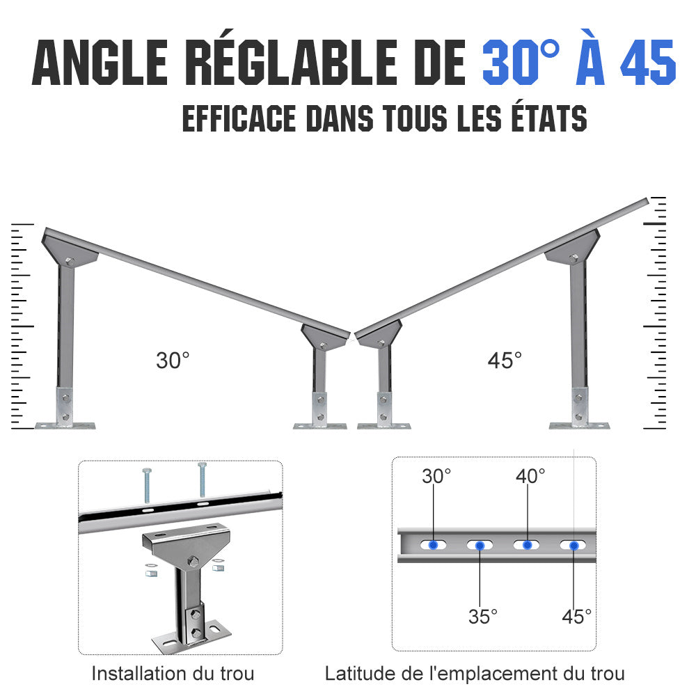découvrez nos solutions de support pour panneaux solaires, conçues pour maximiser l'efficacité de votre installation tout en garantissant une durabilité et une résistance aux intempéries. optimisez votre production d'énergie solaire avec nos structures fiables et faciles à installer.