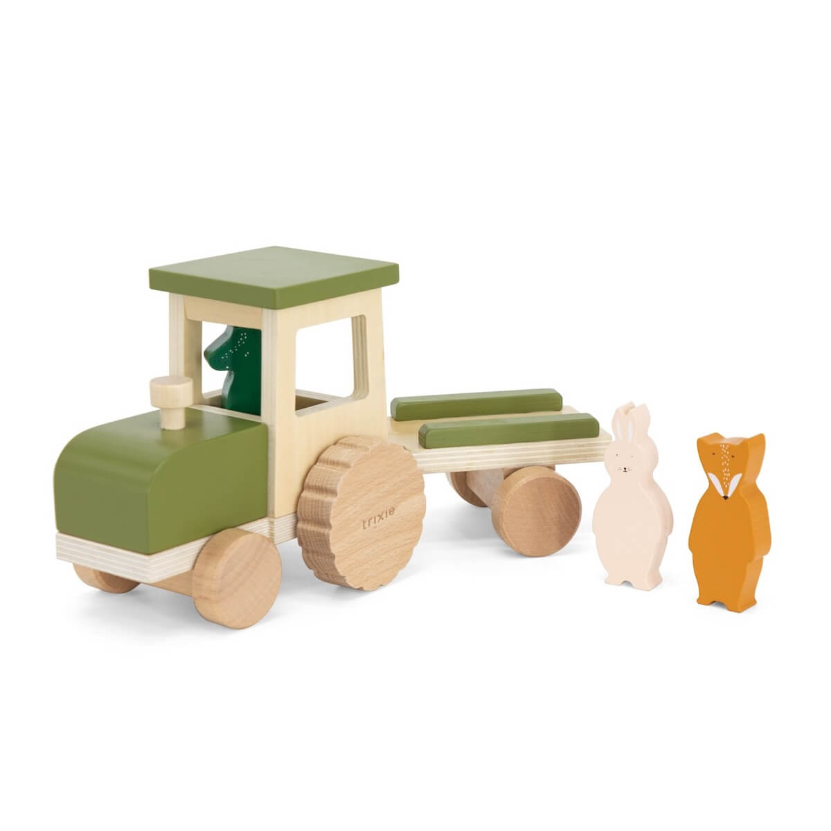 découvrez notre tracteur en bois fait à la main, un jouet durable et écologique pour les enfants. parfait pour stimuler l'imagination et encourager le jeu créatif, ce tracteur sera un ajout charmant à la chambre de votre petit, tout en favorisant le respect de l'environnement.