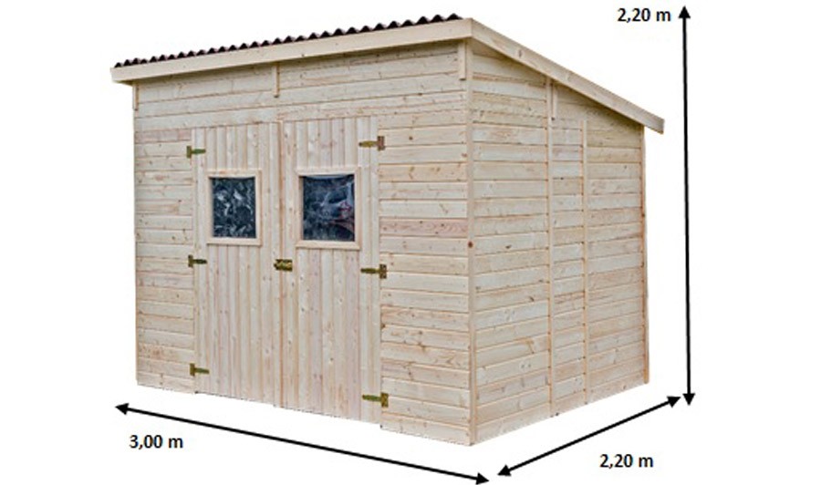 découvrez notre abri en bois à pente, idéal pour protéger vos outils et votre matériel extérieur tout en ajoutant une touche esthétique à votre jardin. fabriqué avec des matériaux de qualité, cet abri allie durabilité et design. parfait pour optimiser l'espace et garder votre extérieur bien organisé.