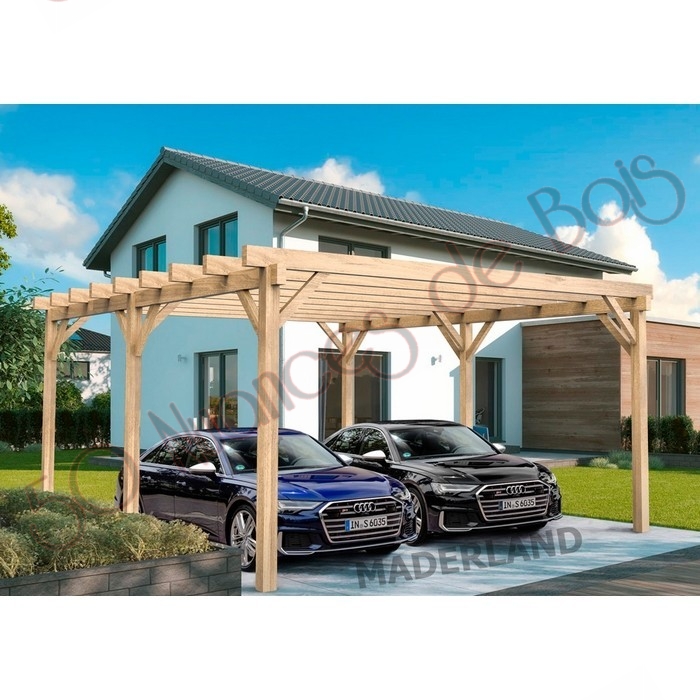 découvrez nos abris en bois pour voitures, alliant design élégant et robustesse. protégez votre véhicule des intempéries tout en embellissant votre extérieur. faciles à installer et durables, nos abris sont la solution idéale pour un garage esthétique et pratique.