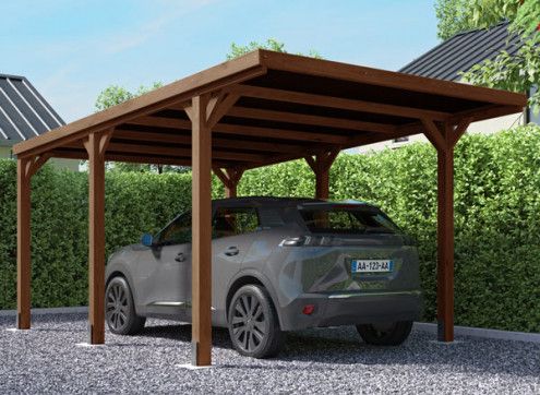 découvrez notre sélection d'abris voiture en bois, alliant esthétisme et protection. protégez votre véhicule des intempéries tout en donnant du charme à votre jardin. idéal pour une installation facile et durable.