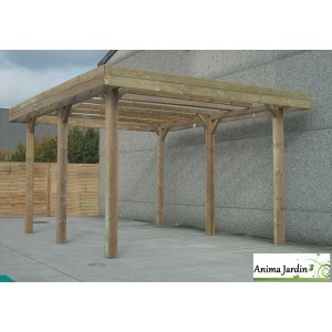 découvrez l'appenti en bois idéal pour abriter votre voiture tout en ajoutant une touche naturelle à votre jardin. fabriqué avec des matériaux durables, cet abri offre protection et esthétique. transformez votre espace extérieur avec cet abri fonctionnel et élégant.