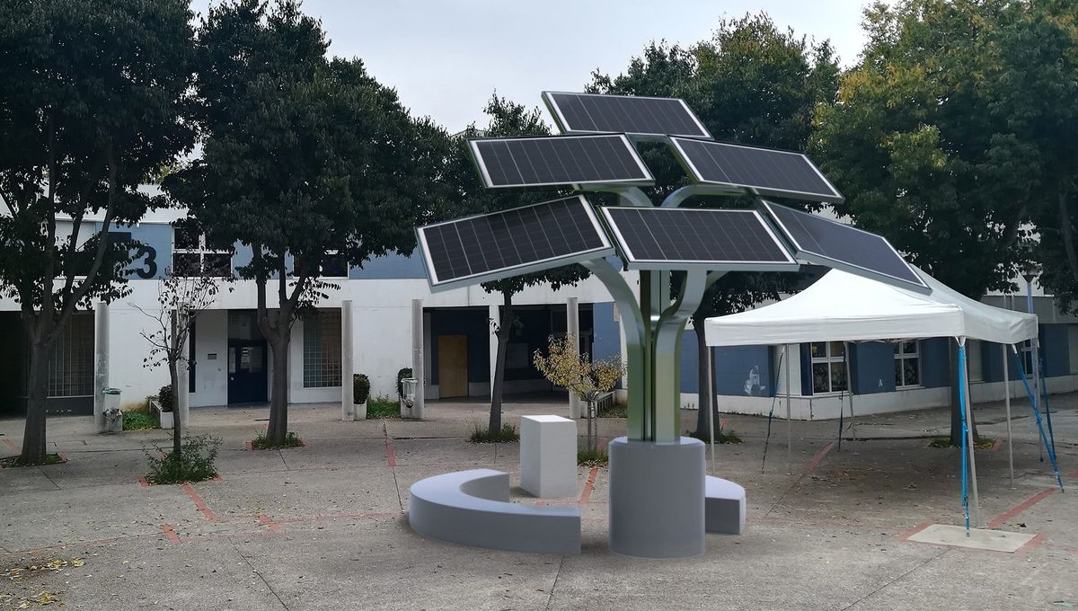 découvrez l'arbre solaire, une innovation durable qui allie esthétique et écologie. cet équipement écologique transforme l'énergie solaire en électricité tout en embellissant les espaces urbains. idéal pour les parcs, jardins et lieux publics, l'arbre solaire contribue à un avenir plus vert tout en fournissant de l'ombre et des points de recharge pour vos appareils.