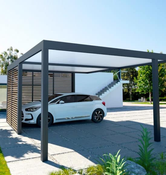 découvrez notre auvent en bois pour voiture, alliant élégance et protection. idéal pour abriter votre véhicule des intempéries tout en ajoutant une touche naturelle à votre espace extérieur. profitez d'un design durable et esthétique qui valorise votre jardin.