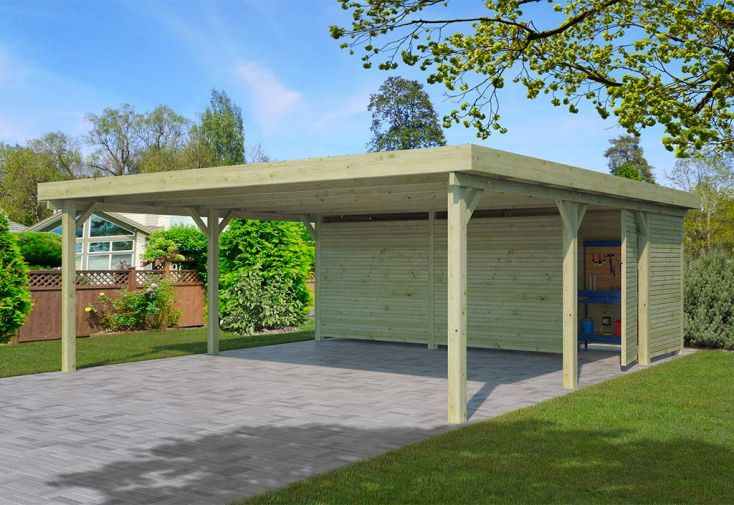 découvrez notre carport en bois pour 2 voitures, alliant fonctionnalité et esthétique. cet abri élégant protège vos véhicules des intempéries tout en ajoutant une touche de charme à votre extérieur. idéal pour optimiser votre espace et garantir la sécurité de vos automobiles.