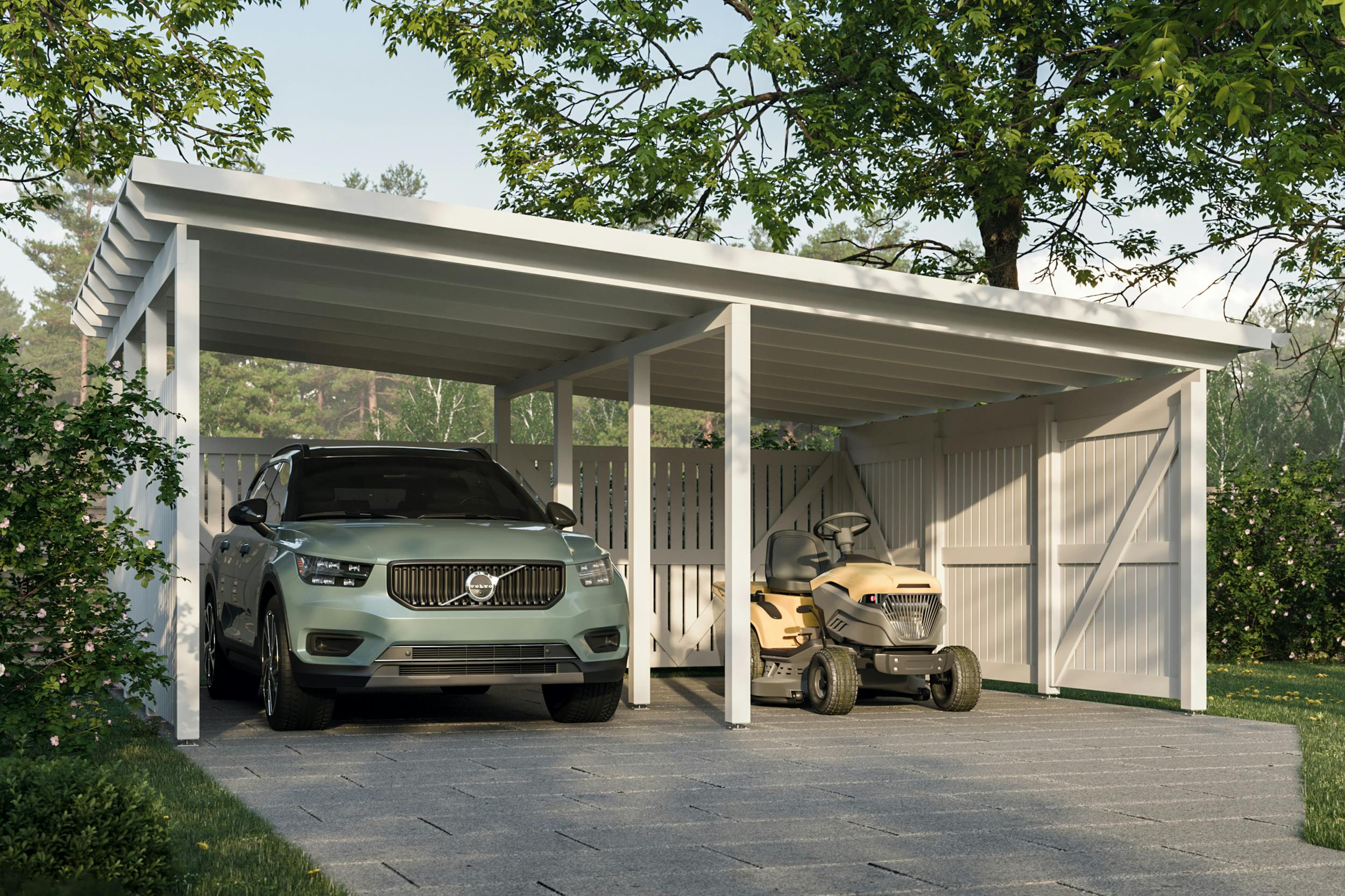 découvrez notre sélection de carports et abris parfaitement adaptés pour protéger votre véhicule des intempéries tout en ajoutant une touche esthétique à votre extérieur. profitez de solutions pratiques et durables qui s'intègrent harmonieusement à votre jardin.