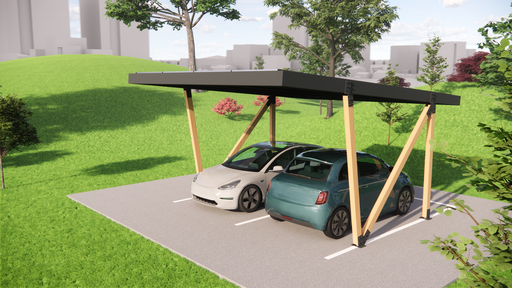 découvrez notre carport pv double, une solution innovante alliant protection pour votre véhicule et production d'énergie renouvelable grâce à ses panneaux photovoltaïques. idéal pour maximiser votre espace extérieur tout en contribuant à une consommation énergétique durable.