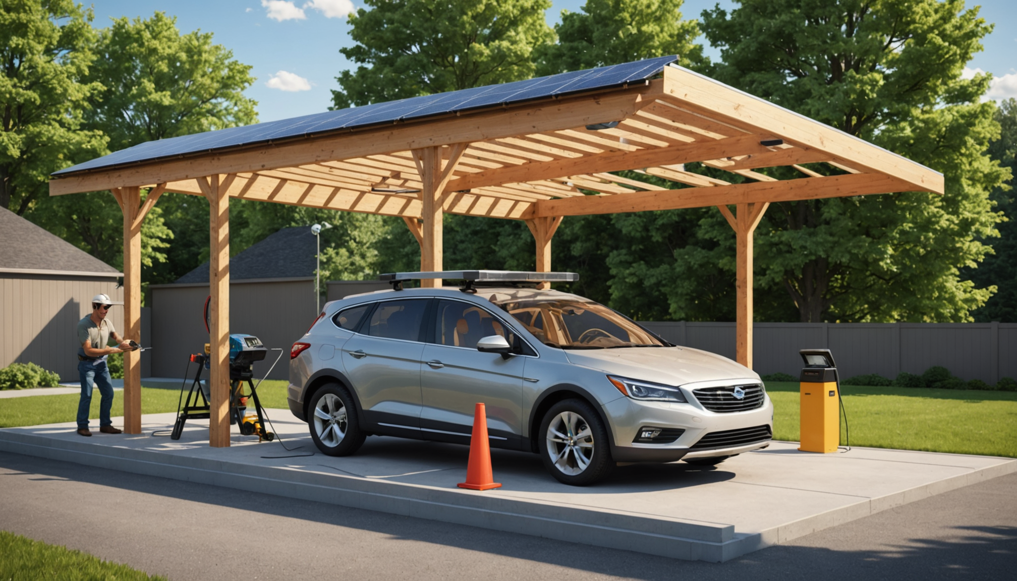 découvrez les avantages du carport solaire : une solution innovante pour stationner votre véhicule tout en produisant de l'énergie renouvelable. profitez d'une protection contre les intempéries et contribuez à la transition énergétique avec ce choix durable.
