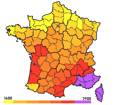découvrez notre carte d'ensoleillement interactive qui vous permet d'analyser les zones les plus ensoleillées de votre région. idéale pour optimiser l'implantation de panneaux solaires ou planifier vos activités en extérieur, cette ressource vous offre une vision claire des heures d'ensoleillement. profitez du soleil au maximum!