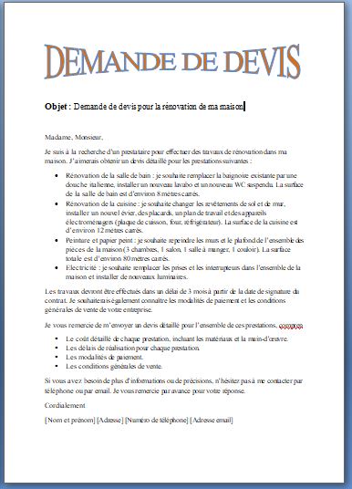 obtenez rapidement des devis personnalisés pour vos projets. remplissez notre formulaire en ligne et comparez les offres de plusieurs fournisseurs afin de faire le meilleur choix pour vos besoins.
