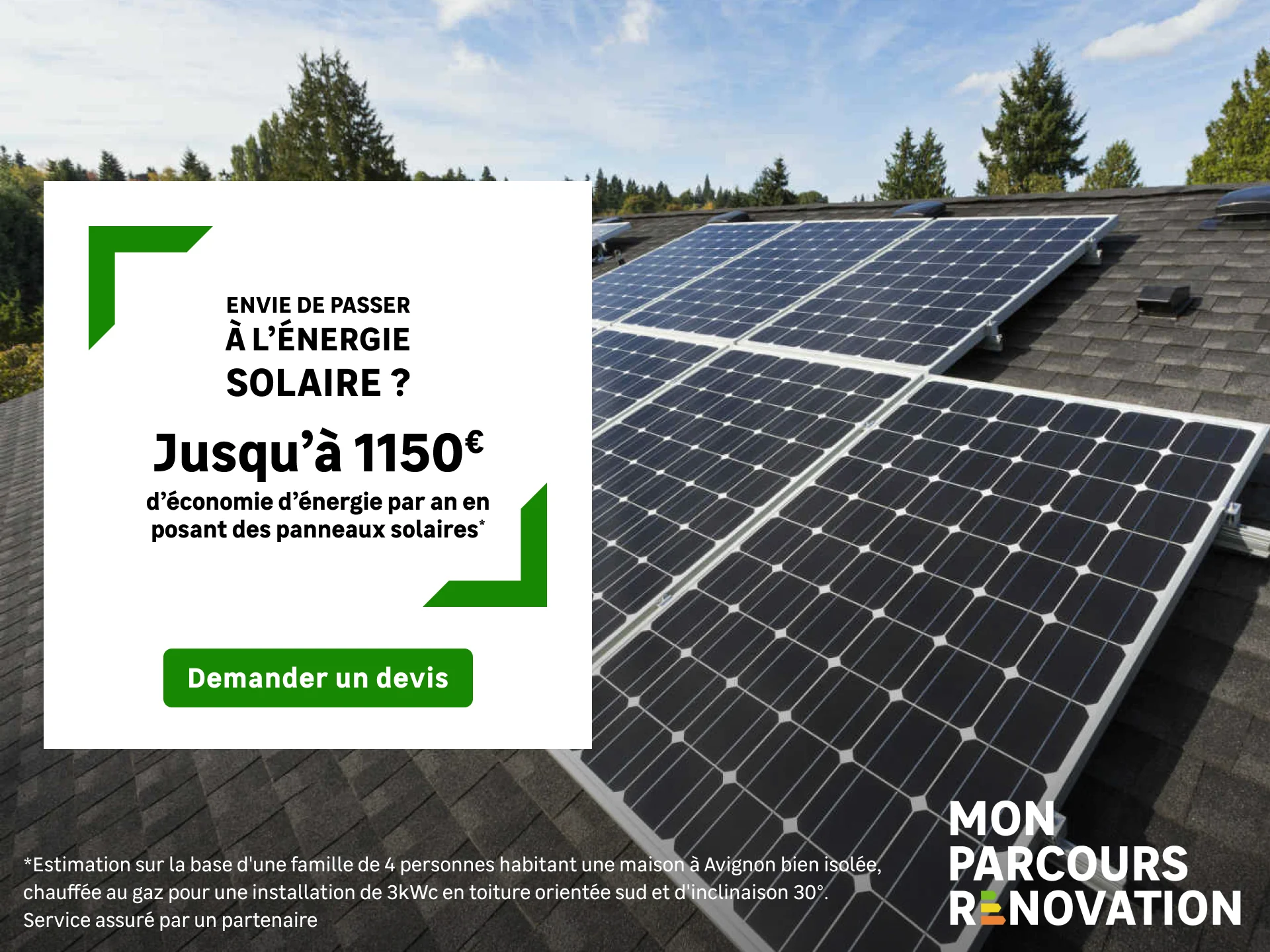 obtenez votre devis photovoltaïque personnalisé et découvrez les solutions solaires adaptées à vos besoins. profitez d'une énergie propre et économisez sur vos factures d'électricité grâce à notre expertise.