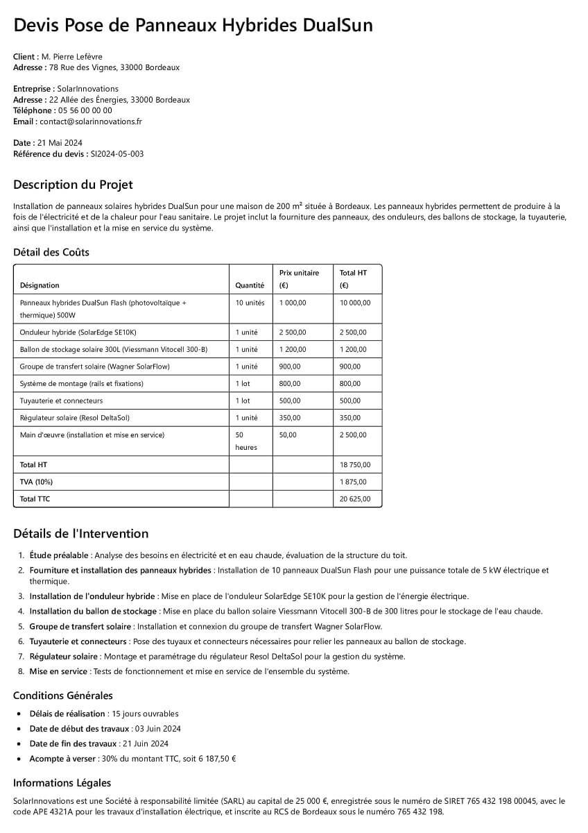 obtenez rapidement plusieurs devis pour des installations photovoltaïques et découvrez les meilleures offres adaptées à vos besoins énergétiques. comparez les prix et choisissez le professionnel qui vous accompagnera dans votre projet solaire.