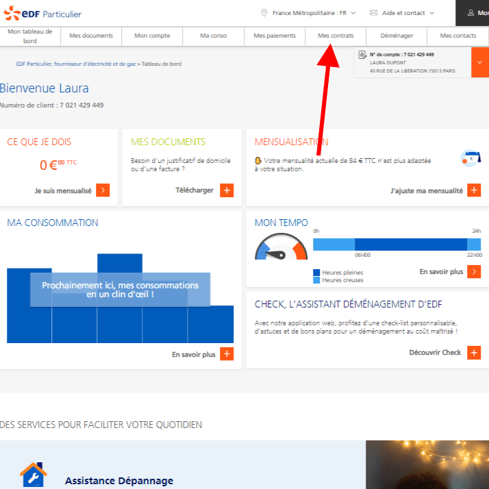 découvrez votre espace personnel edf : gérez vos contrats, consultez vos factures et suivez votre consommation d'énergie en toute simplicité. accédez à tous vos services en ligne et restez informé sur vos offres personnalisées.