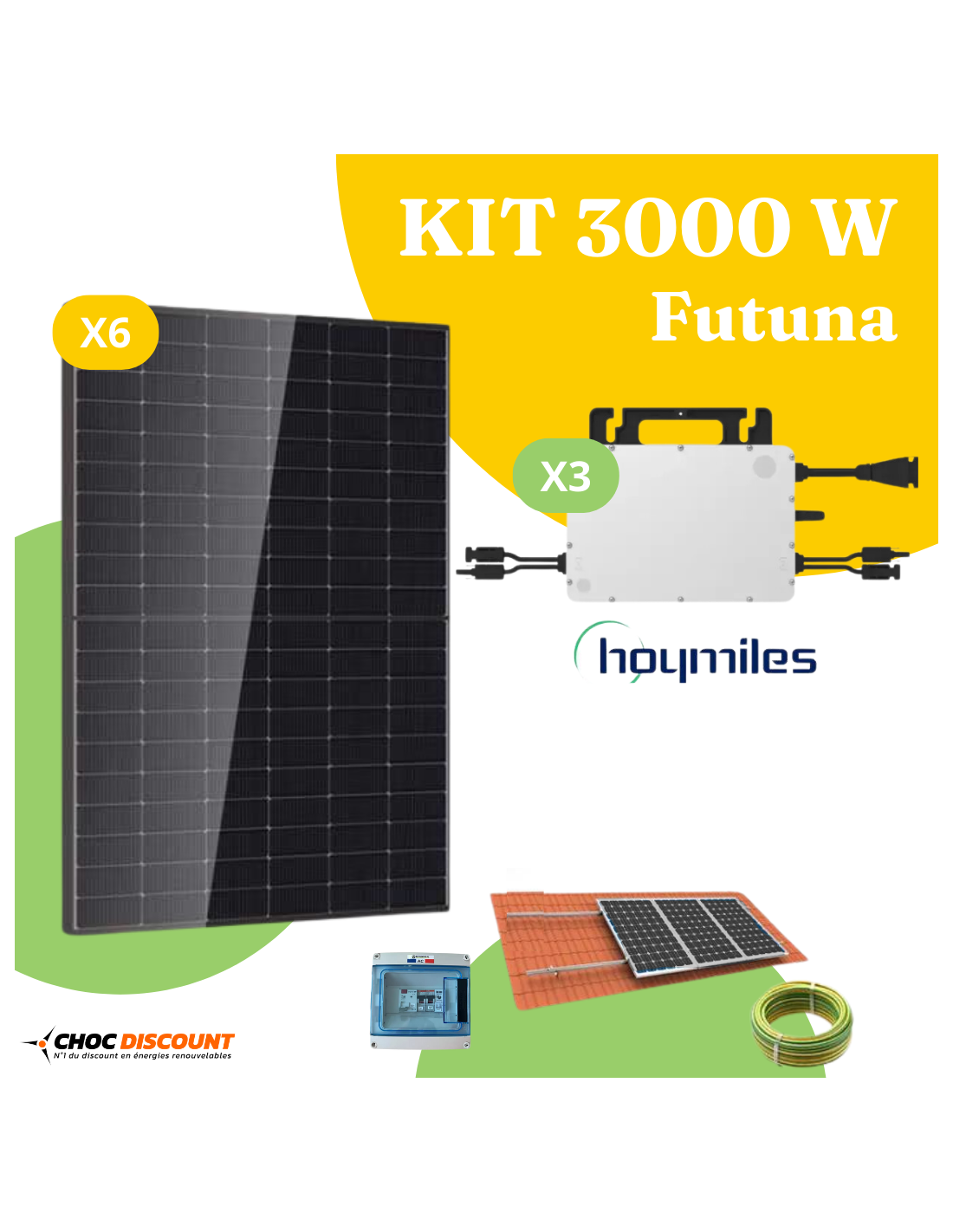 découvrez notre kit solaire 3000w, une solution idéale pour produire votre propre énergie renouvelable. parfait pour alimenter vos appareils domestiques, ce système solaire complet et performant vous permet de réduire vos factures d'électricité tout en préservant l'environnement. facile à installer et durable, investissez dans un avenir énergétique plus vert dès aujourd'hui!