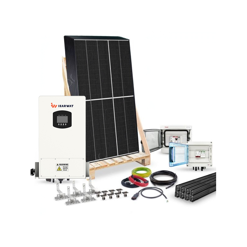 découvrez notre kit solaire 6kw, une solution énergétique durable et économique pour vos besoins en électricité. idéal pour les foyers et les petites entreprises, ce kit performant vous permet de réduire vos factures d'énergie tout en préservant l'environnement. optez pour une autonomie énergétique avec notre système facile à installer et fiable.