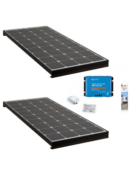 découvrez notre kit solaire spécialement conçu pour les camping-cars, idéal pour profiter de votre aventure en toute autonomie. alimentez vos équipements électriques, rechargez vos appareils et vivez des moments inoubliables en pleine nature grâce à notre solution éco-responsable et facile à installer.