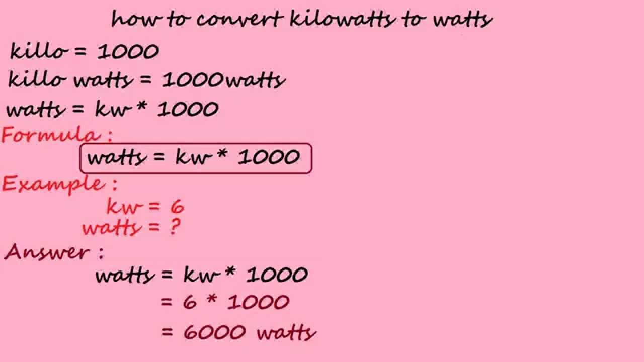 découvrez comment convertir des kilowatts (kw) en watts (w) facilement et rapidement. apprenez les formules essentielles et bénéficiez de nos conseils pratiques pour vos besoins en énergie.