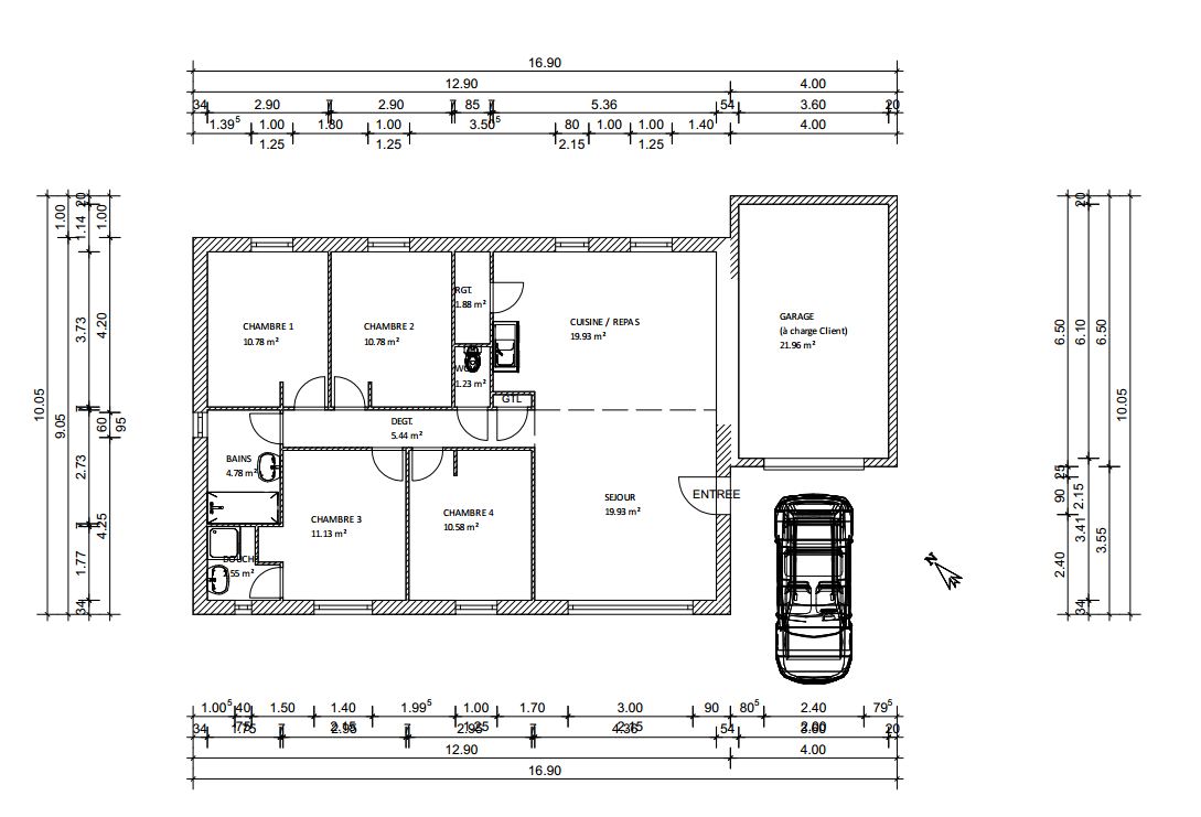 découvrez notre maison spacieuse de 100m2, conçue pour allier confort et fonctionnalité. idéale pour les familles, elle offre des espaces lumineux et une rénovation moderne, le tout situé dans un quartier paisible. explorez le potentiel de votre nouveau foyer!