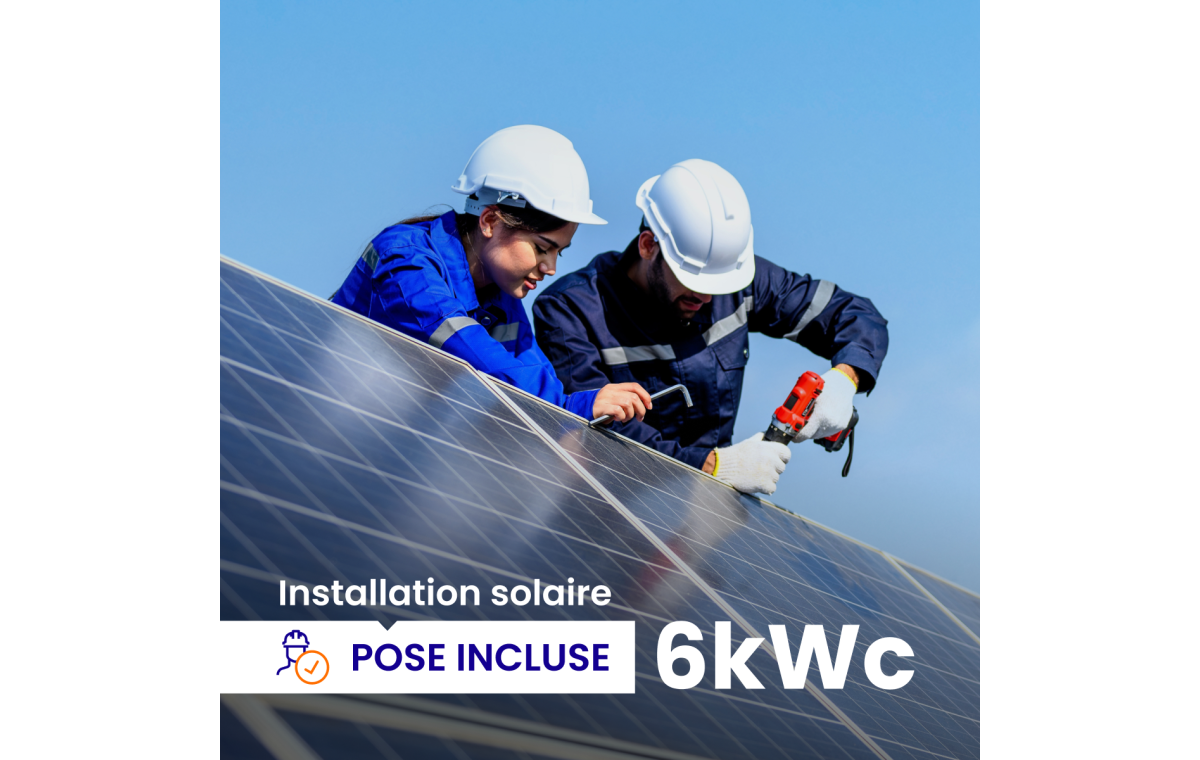 découvrez notre panneau solaire de 6 kwc, idéal pour maximiser votre production d'énergie renouvelable. profitez d'une source d'énergie durable, économique et respectueuse de l'environnement tout en réduisant vos factures d'électricité. optez pour une solution performante et fiable pour vos besoins énergétiques.