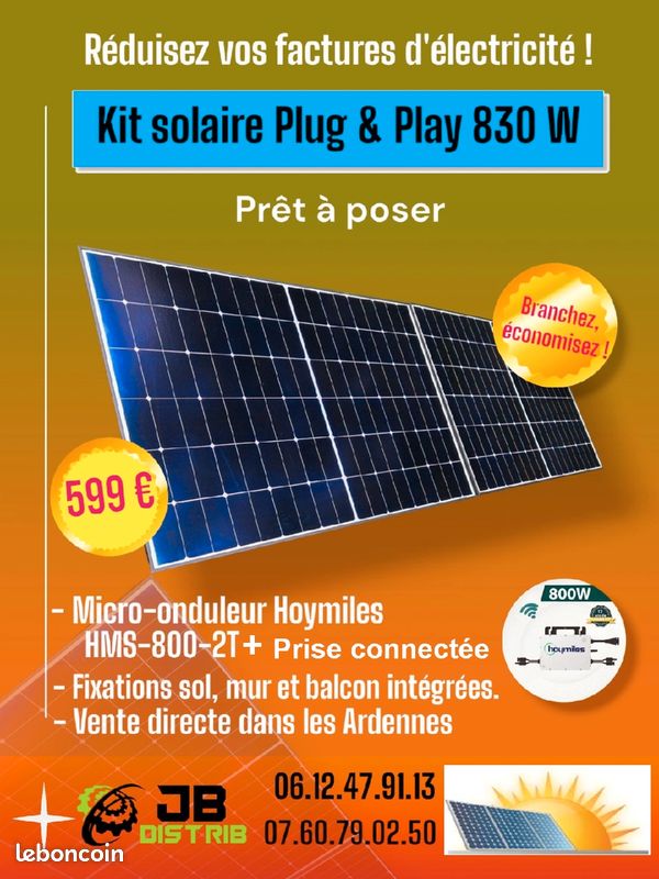 découvrez la simplicité d'installation des panneaux solaires plug and play. profitez d'une solution énergétique autonome et écologique, idéale pour votre maison ou votre espace de travail. optez pour une source d'énergie renouvelable sans tracas !