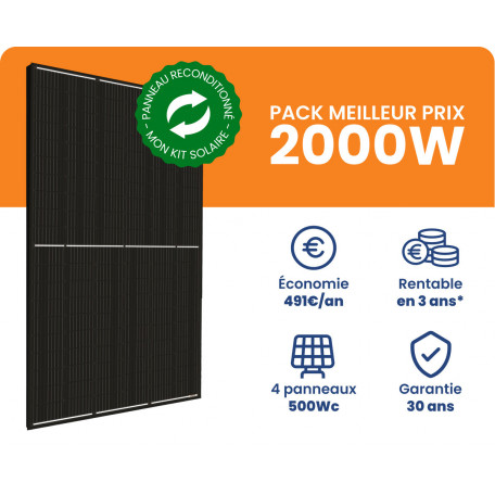 découvrez nos panneaux solaires de 2000w, idéals pour maximiser votre production d'énergie renouvelable. performants et écologiques, ils sont conçus pour réduire vos factures d'électricité tout en contribuant à la protection de l'environnement. optez pour une solution énergétique durable et économique dès maintenant !