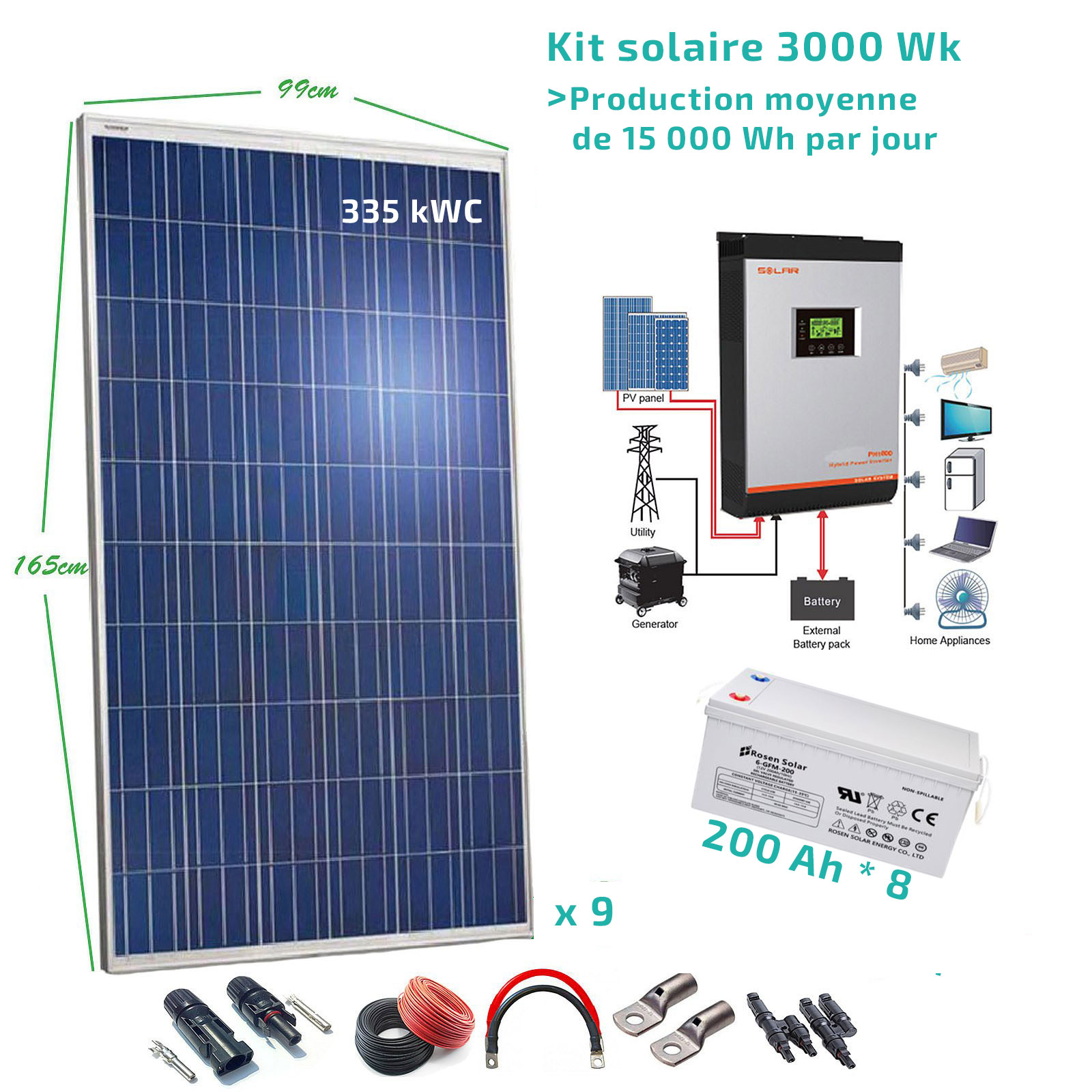 découvrez les prix des panneaux solaires de 3000w et optimisez votre investissement énergétique. profitez d'une source d'énergie renouvelable performante tout en réalisant des économies sur vos factures d'électricité. comparez les offres et choisissez le panneau solaire qui correspond à vos besoins.