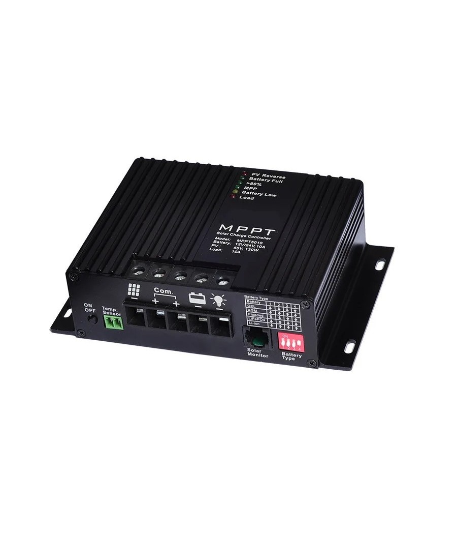découvrez notre régulateur mppt, optimisé pour maximiser la production d'énergie solaire. idéal pour les installations photovoltaïques, il assure une gestion efficace de votre système de charge, augmentant ainsi l'autonomie de vos batteries. profitez d'une performance améliorée et d'une technologie de pointe pour vos projets d'énergie renouvelable.