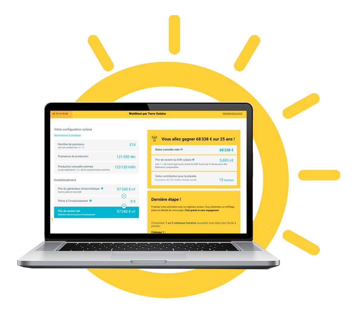 découvrez notre simulateur solaire, un outil interactif qui vous permet d'évaluer le potentiel solaire de votre espace. optimisez l'installation de panneaux photovoltaïques et envisagez des économies d'énergie tout en contribuant à la transition énergétique.